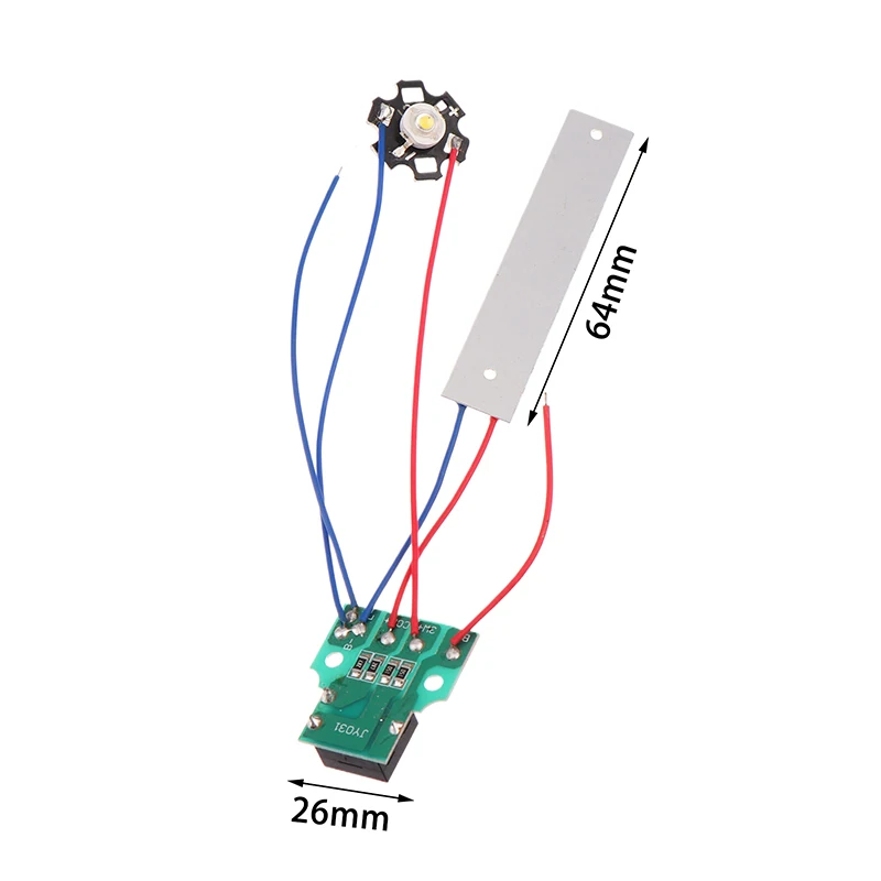 Double LED Light Board With Control Switch DC 3.7-5V Flashlight Night Lighting Desk Lamp DIY Accessory