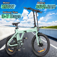 ENGWE P20 Electric Bicycle 250W 36V9.6AH Foldable Electric Bicycle Hydraulic Disc Brake 20-inch Tire Adult urban Riding E-bike