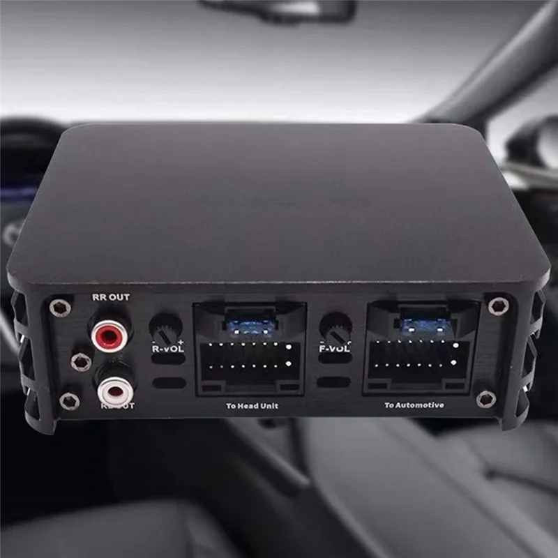 For Car Android Radios Professional DSP Amplifier Audio Stereo 4X80W High Fidelity Power 4-Way