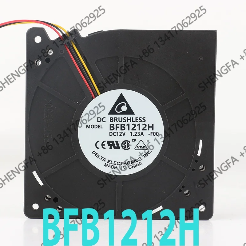 AC EC 12032 120X120X32MM 12CM coolingfan BFB1212H Original Delta 24V 48V DC12V 1.23A high air volume ball bearing turbine blower