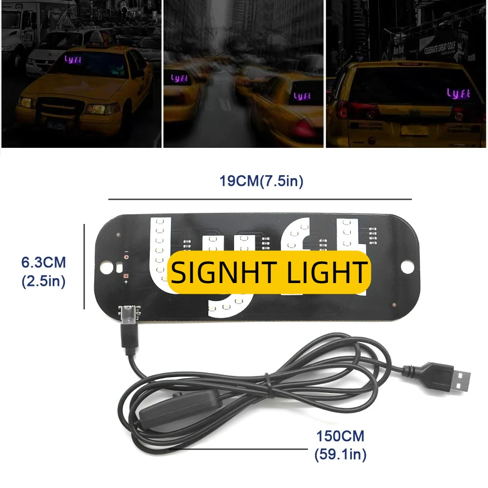 جديد تاكسي مؤشر LED ضوء USB ل L-YFT سيارة تحديد الضوء 6 فولت/12 فولت حالة للاستخدام التحديثي #5