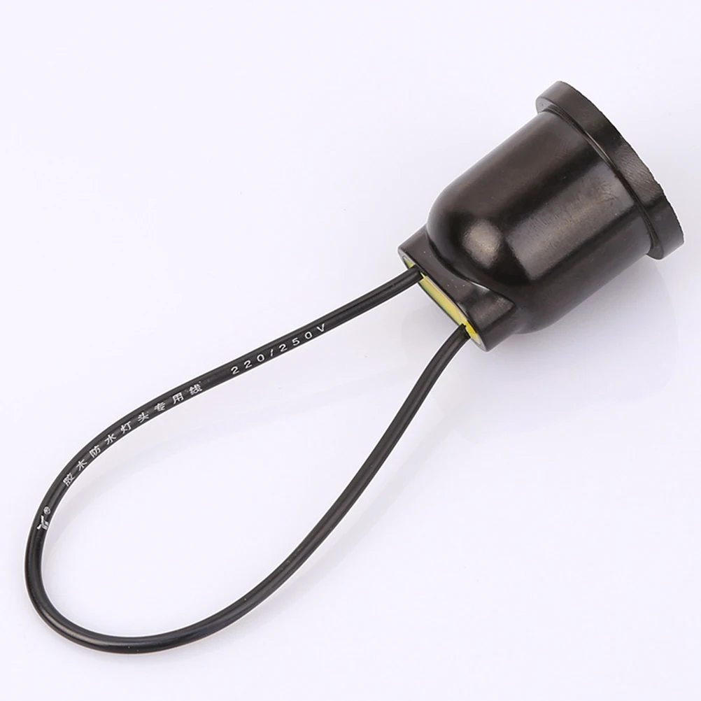 

10Pcs E27 Bakelite Lamp Holder HighTemperature Resistant Bulb Socket Sturdy Home Ceiling Light Base