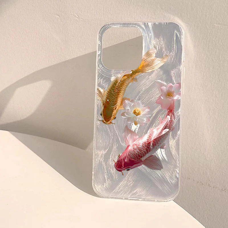 Golden Lotus Koi Phone Case for Samsung Galaxy S & A Series