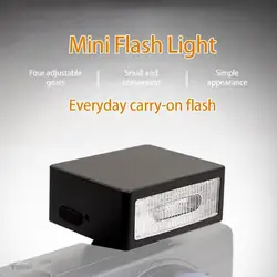 Mini Hot Shoe Rechargeable adjustable Miniature Camera Macro Xenon Flash for Ricoh Fujifilm F1