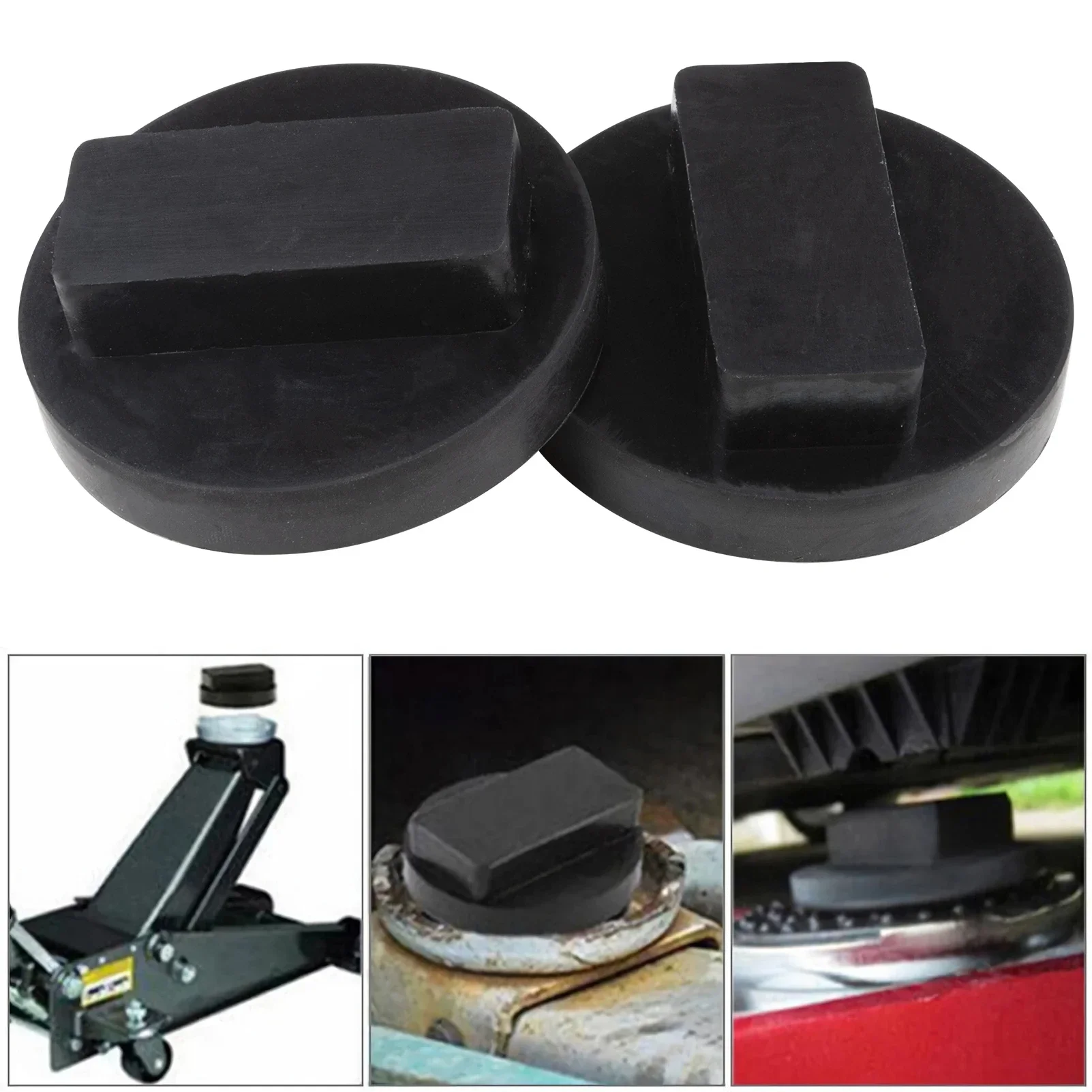 1/2/3/4PCS Car Lift Jack Stand Rubber Pads Frame Protector Adapter Floor Slotted Car Jack Rubber Pad for BMW 3 4 5 Series