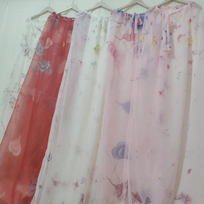

Sexy Couple's Silky Perspective Loose Maxi Dress Printing Sleeveless Silky Touch Soft Plus Size Long Sleeping Bag BF Gift Party