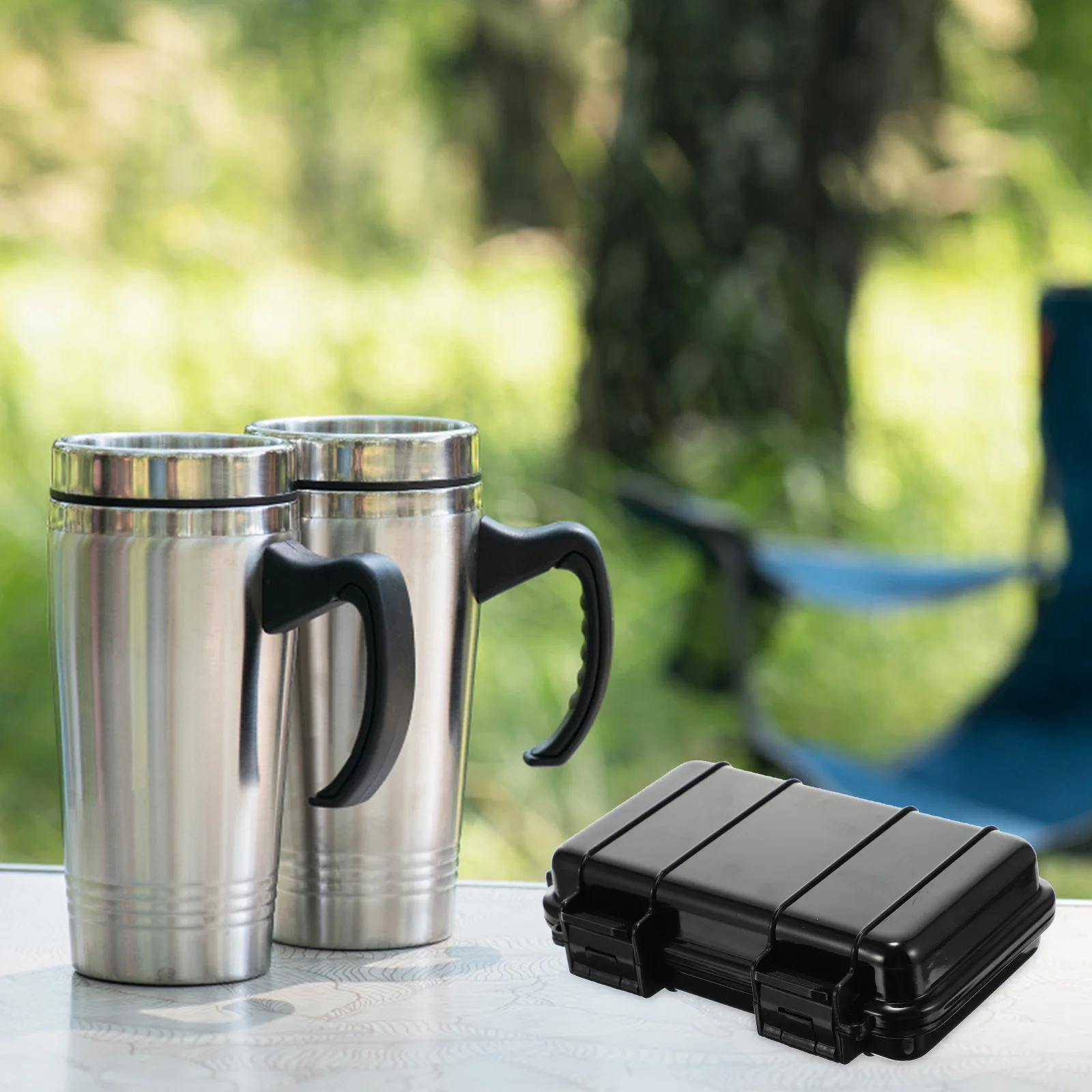 

Waterproof Box Pressure Resistant Abs Case For Outdoor Survival Storage Container Survival Container Phone Holder