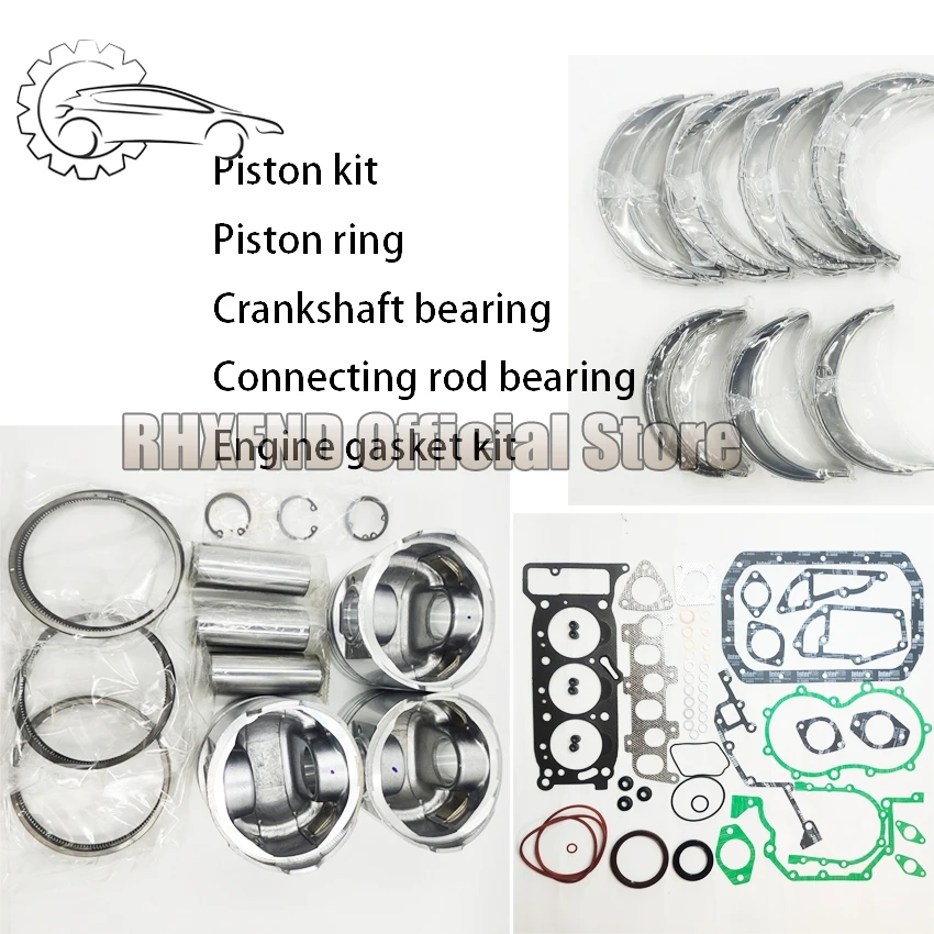 81mm 3KR1 Piston and Piston Ring 8-94414-745-1 8-97176-892-0