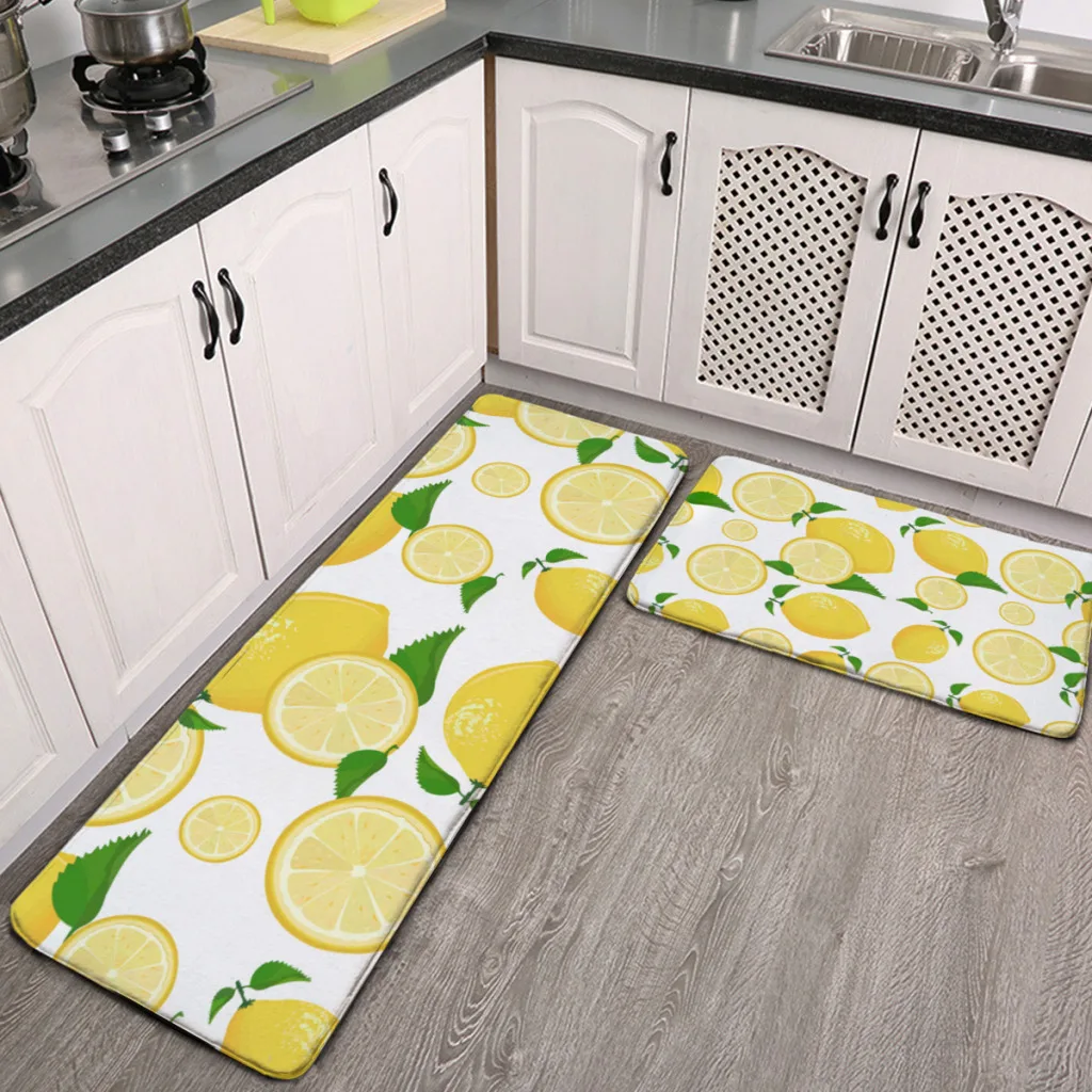 

Два набора, кухонный коврик, коврики для ног, художественная текстура, роскошные длинные коврики для гостиной, абсорбирующие коврики для ног, коврик для спальни