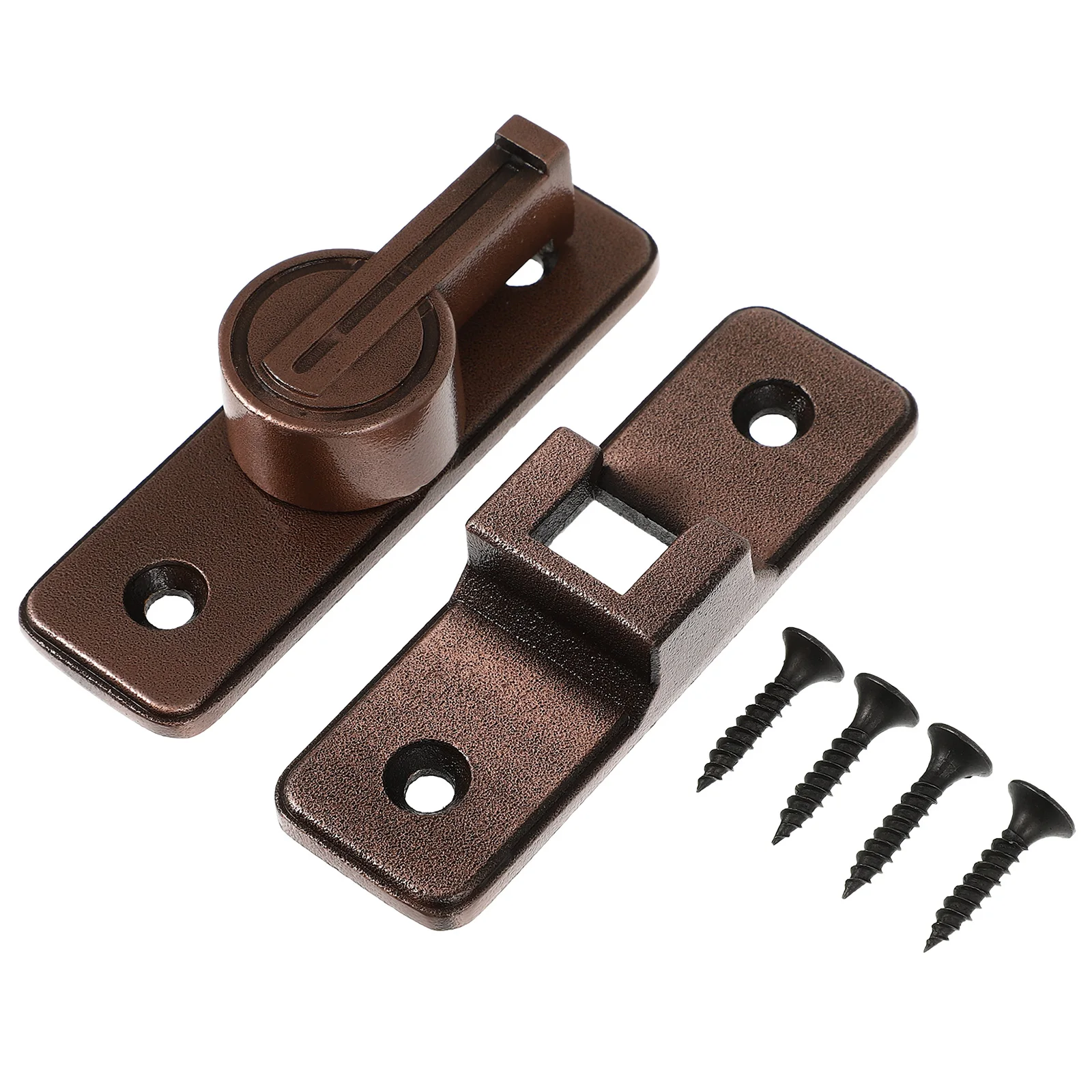 

Zinc Alloy Right Security Latch 90 Degree Barn Gate Horizontal Installation Adhesive Flips Door Bolt