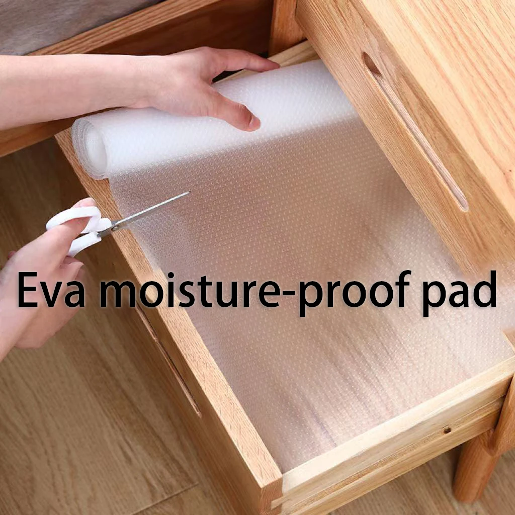 Reusable Shelf Cover Liners Cabinet Mat Drawer Mat Moisture-Proof Waterproof Dust Anti-Slip Fridge Kitchen Table Pad Paper