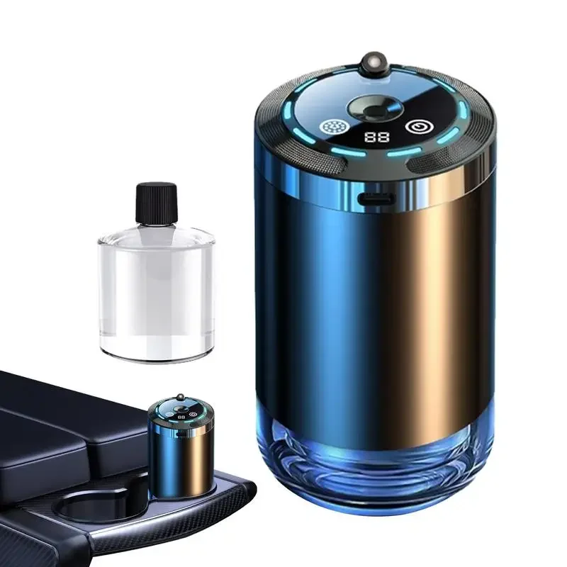 Car Aromatherapy Humidifier Portable Esence Oil Diffuser Long Lasting Cool Mist Maker Air Humidifier Purifier With Light For car