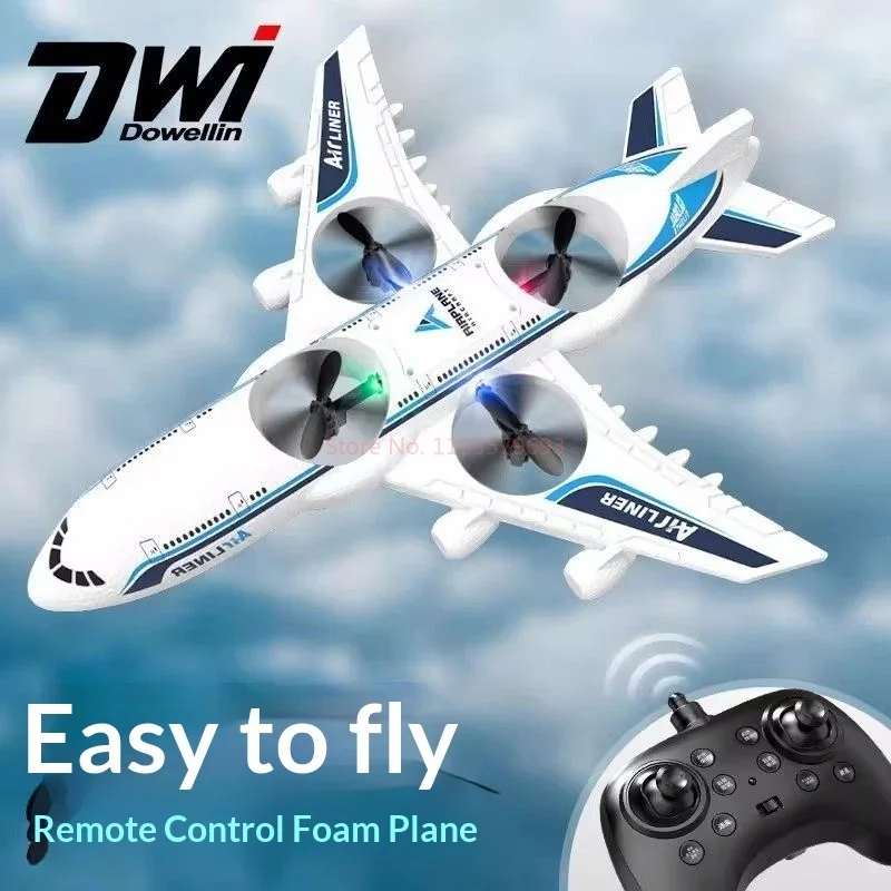 A380 طائرة شراعية التحكم عن بعد الثابتة الجناح رغوة لعبة مجسمة لطلاب المدارس الابتدائية الأطفال طائرة اللعب