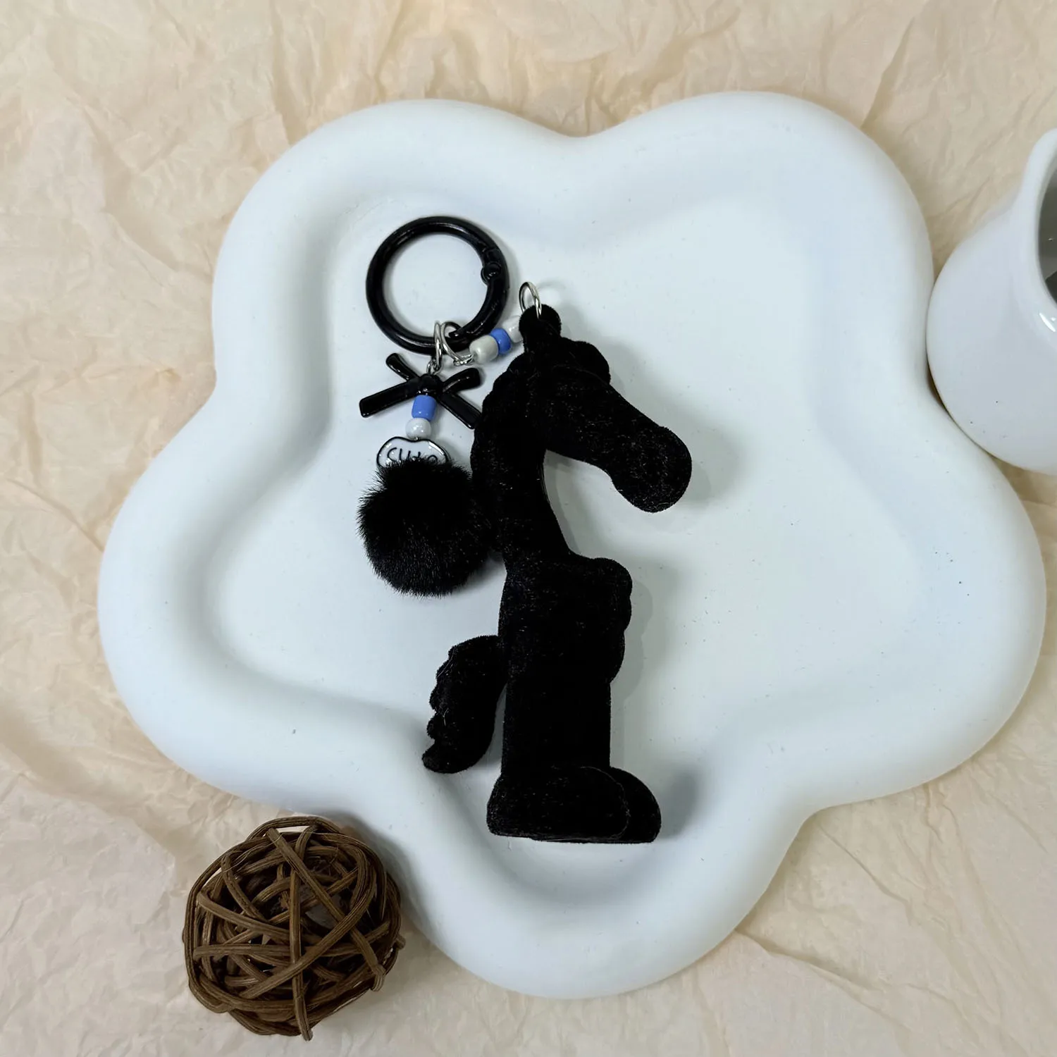 Alta qualidade 2026 cavalo chaveiro brinquedos kawaii anime diy mochila pingente crianças aniversário presentes de natal