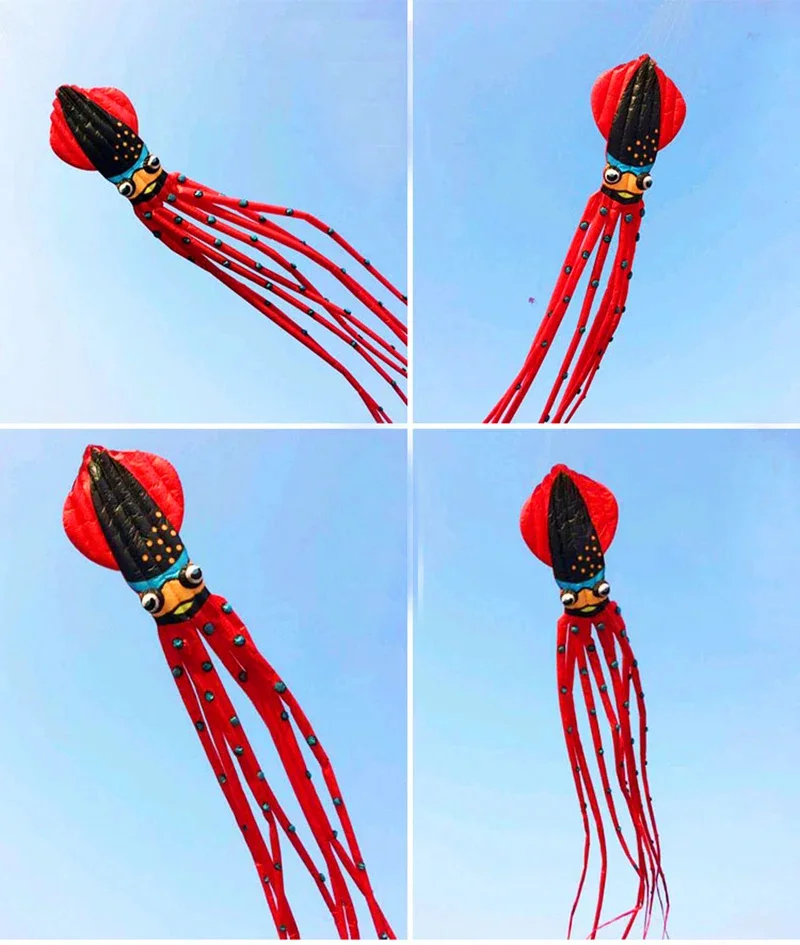 28m Capricorn octopus kite flying soft kite weifang kite factory walk in sky parachute kites ikite snake air toys for boy volant