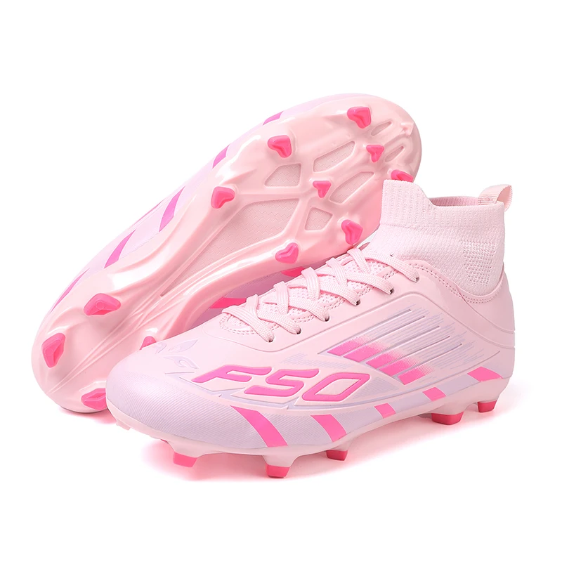 

368B Professional Mens Soccer Shoes Breathable Non-Slip Turf Soccer Cleats for Boys TF/FG Training Football Boots Chuteira Campo