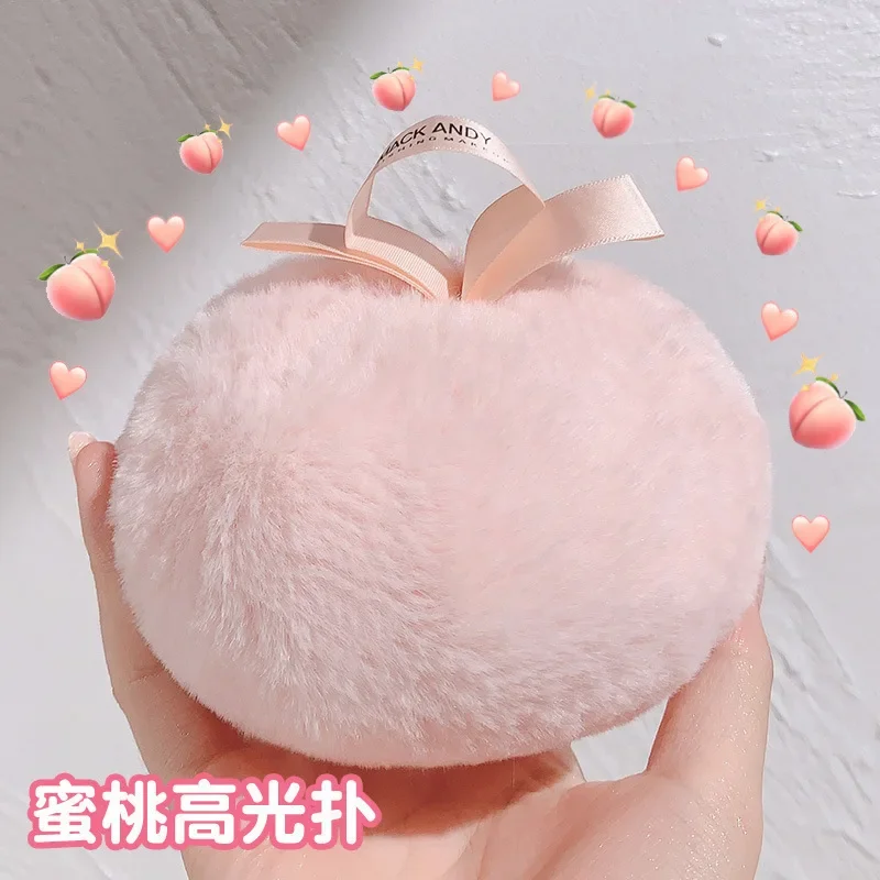 Body Peach Cosmetic Puff Ball Kawaii Makeup Tools Highlighter Puff Asiento Loose Powder Puff Oil Control Setting Makeup Products