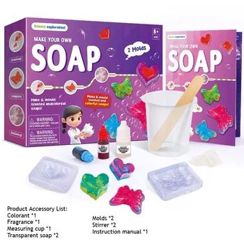 Children Magic Science Experiment Kit Handmade DIY Soap STEAM Educational Teaching Aids…