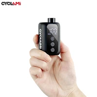 CYCLAMI 100 PSI de alta presión con pantalla Mini bomba portátil de bolsillo para bicicleta bomba de aire eléctrica bicicleta compresor rápido inflador de neumáticos