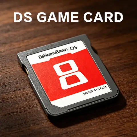 New R4 DS FlashCard DsHomeBrew OS Wood System Card Memory Card Adapter For NDS 3DS NDSI NDSL Vedio Game Card Accessories