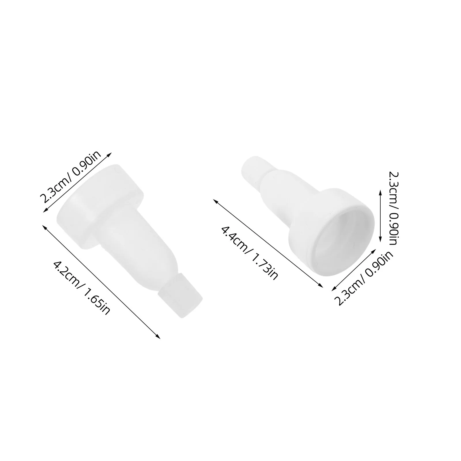 80Pcs Dispensing Vial Ampoule Caps 20Mm Caliber Soft Tube Splitter Dropper Tips for Precise Liquid Dispensing Glue Applicator