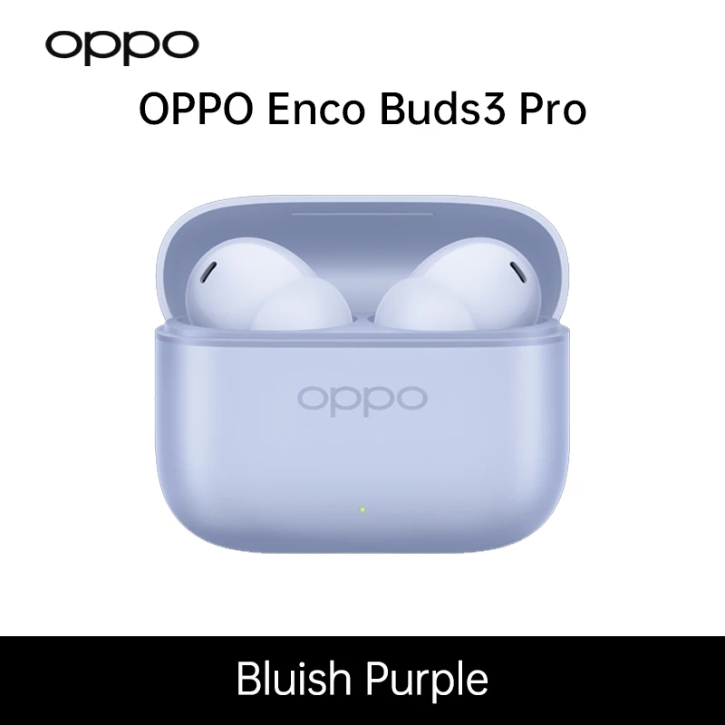 Wereldwijde versie OPPO Enco Buds3 Pro True Wireless-oortelefoon, batterijduur van 54 uur, dynamische driver van 12,4 mm, BT 5.4, IP55
