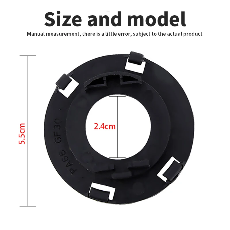 

10PCS For Hyundai Mistra New Tucson Elantra/Tucson KIA Carnival K3 K6 Mistra/LAVIDA H7 LED Headlight Bulb Base Holder Adapter