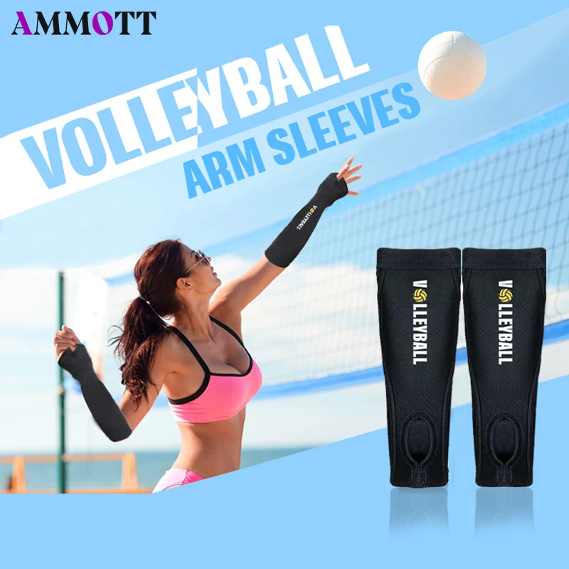 

1Pair Arm Pads Passing Hitting Forearm Sleeves with Protection Foam Pads,Padded Volleyball Basketball Pads Sleeves for Training