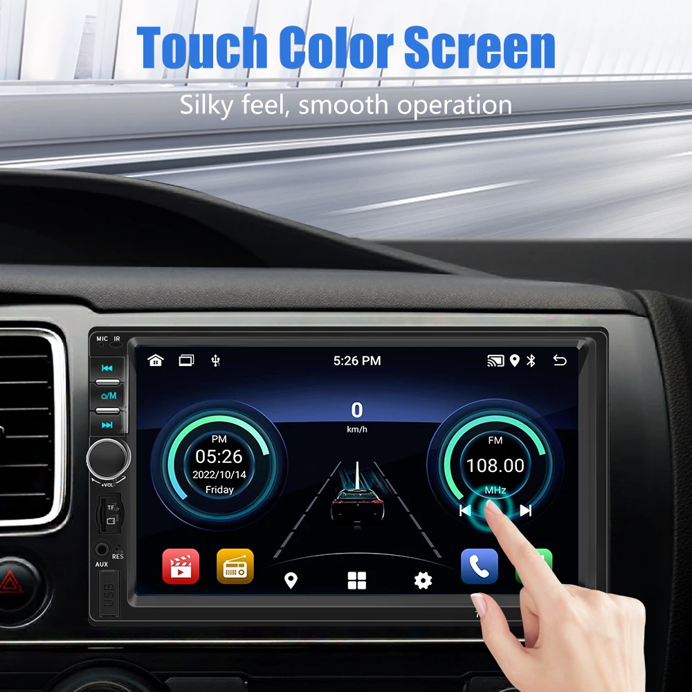 7018B Touchscreen Car Media Player — product detail 8