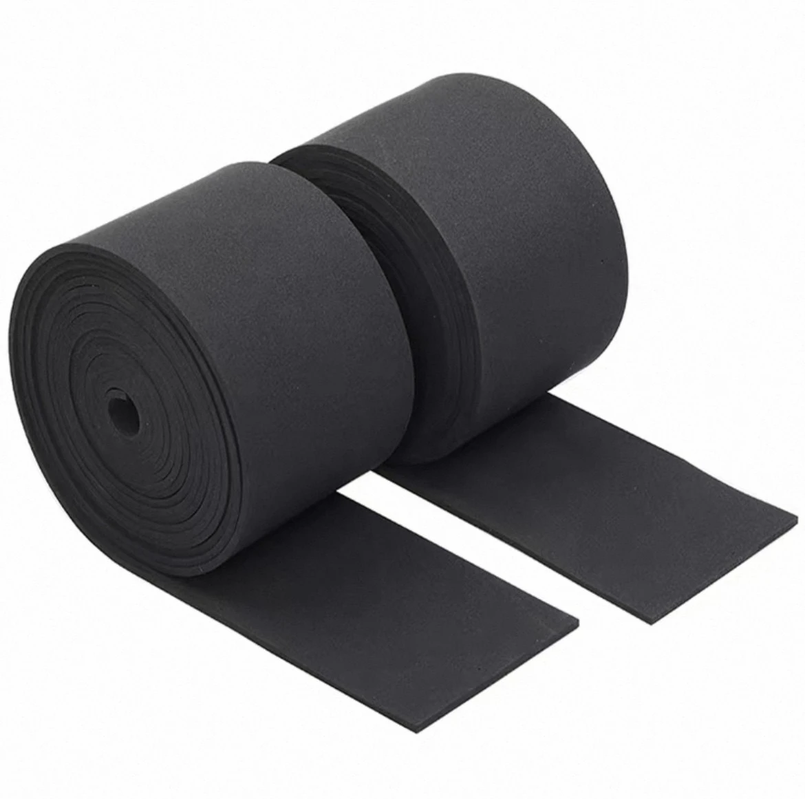 200cm Closed Cell Neoprene Sponge Foam Sheet Roll Easy Cut Weather Seal Rubber Insulation Soundproof Padding Non Adhesive DIY
