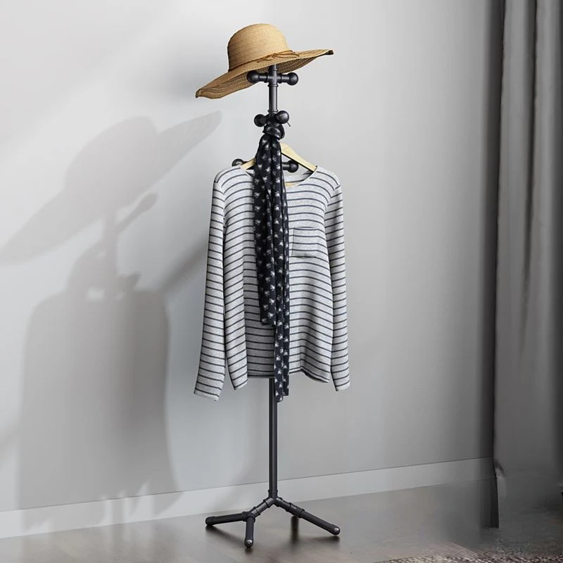 

Nordic Simple Metal Hats Scarf Coat Hangers Sell Store Window Display Stand Clothes Rack Home Creative Garment Furniture Bedroom