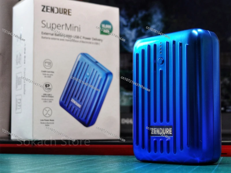 Zendure Supermini 20W Mobile Power Bank 10,000mAh Ultrathin PD two-way Quick Charging Power Supply