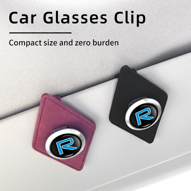 Автомобильный держатель для очков, зажим для солнцезащитных очков для Volvo R C70 S60 S80 S90 T6 V40 V50 V60 V70 V90 XC40 XC60 XC70 XC90