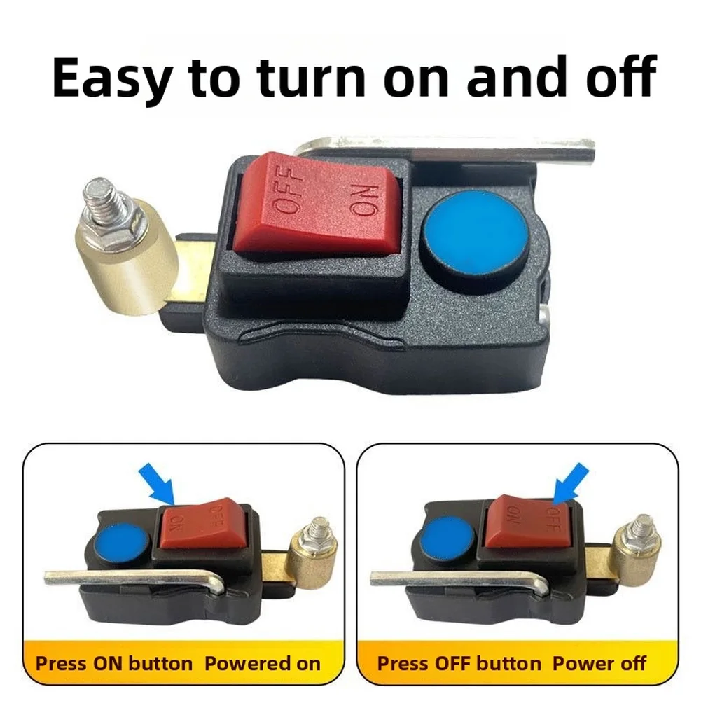 12V-24V Power Battery Isolator Metal Plastic Components 12V-24V Compatible For Trucks Heavy Duty Battery Disconnect Switch