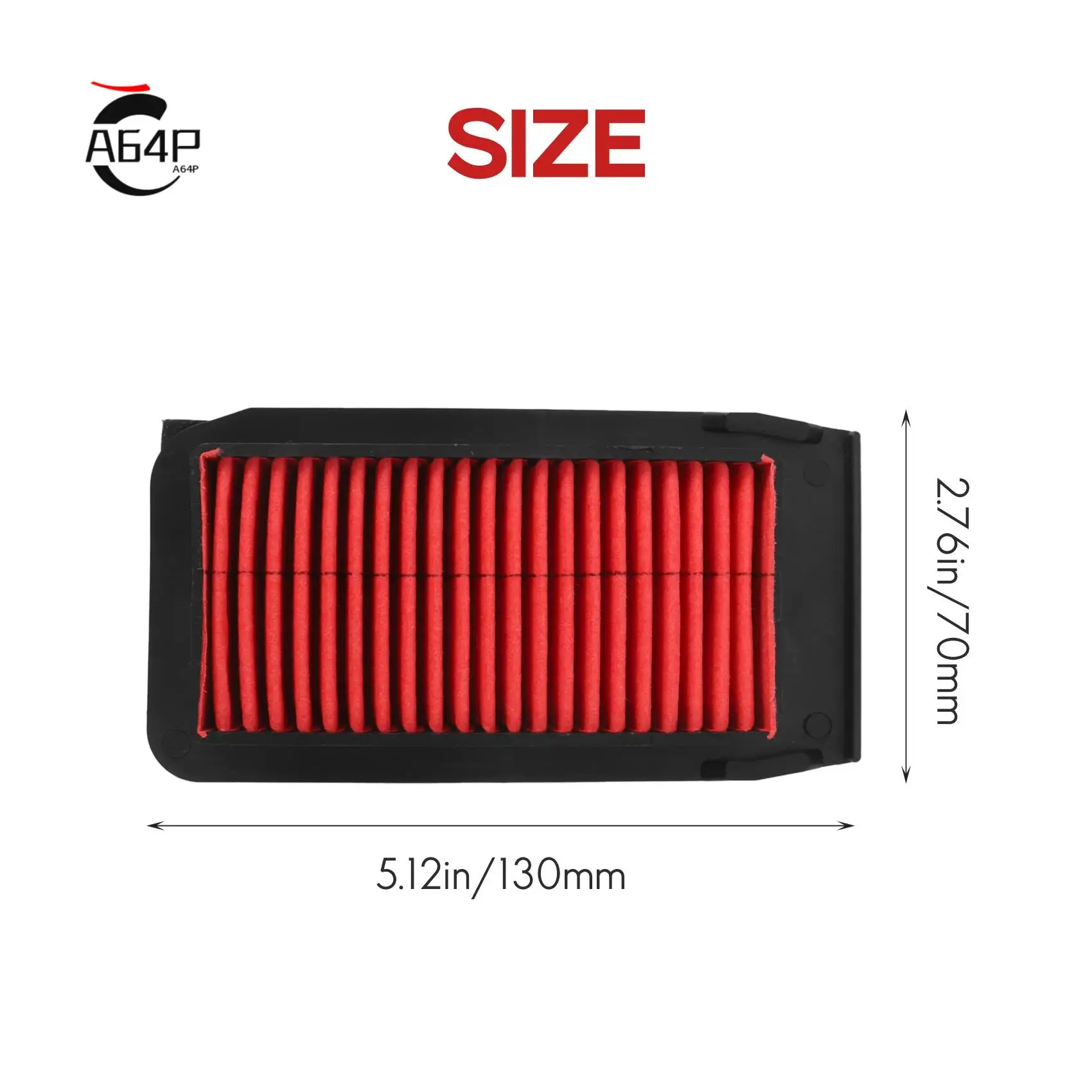 

A64P-воздушный фильтр двигателя мотоцикла, впускной фильтр для Yamaha XT250 Magician 250 Serow 2005-2017 XG250 TRICKER 2004-2010