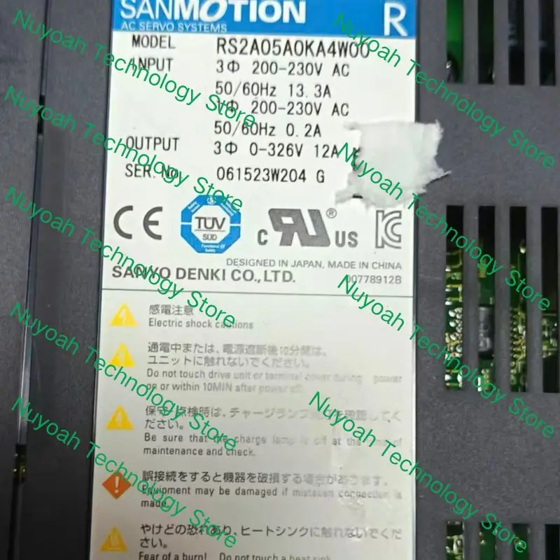 

Second hand RS2A05A0KA4W00 servo drive tested OK and shipped quickly