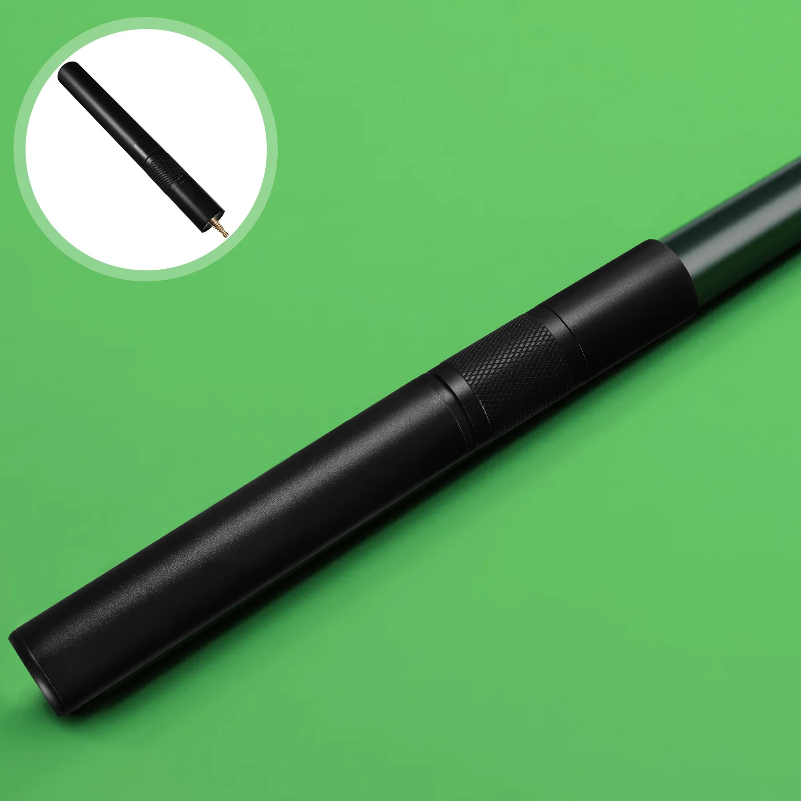 

Pool Cue Extender Rod Wear Resistant Smooth Add on for Better Reach Precision Cue Extension Rod