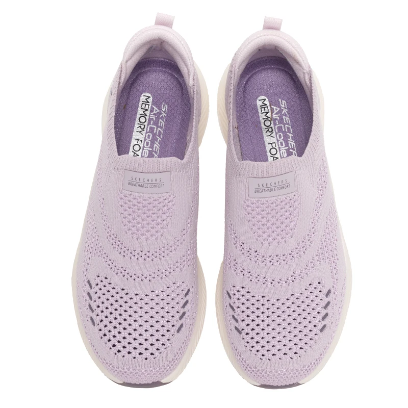Skechers Women's Walking Shoes, Elderly Shoes, Soft-Soled Casual Shoes, Breathable Sports Shoes 104637-Lav