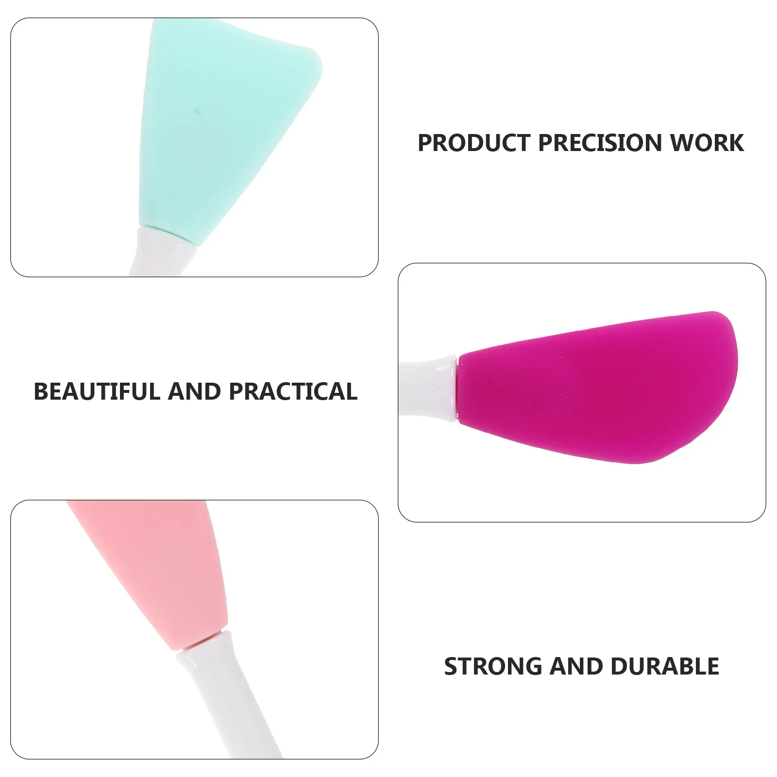 4Pcs Facial Mask Applicators Durable Non Deformable Skincare Tool for Women Easy to Carry Mask Applicators Sink Care Tools