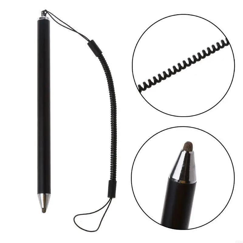 

C63A Anti-lost Lanyard for Touch Screen Pen Fibre Mesh Micro Fiber Tip Pen for 2018 phone for Smart Phone Tabl
