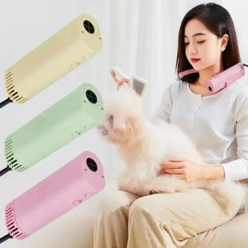 

Pet hair dryer neck high power silent hair blowing artifact large small pet hair dryer neck water blower special dog