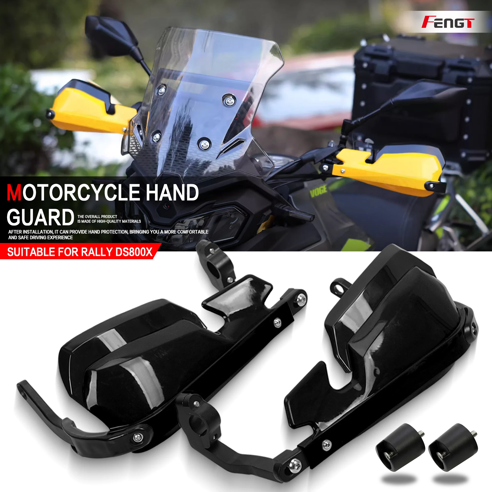 DS800X With Dedicated Bracket For Voge 800 rally DSX800 2026 Handlebar Handguard Heighten Hand Guards Shield Guard Windshield