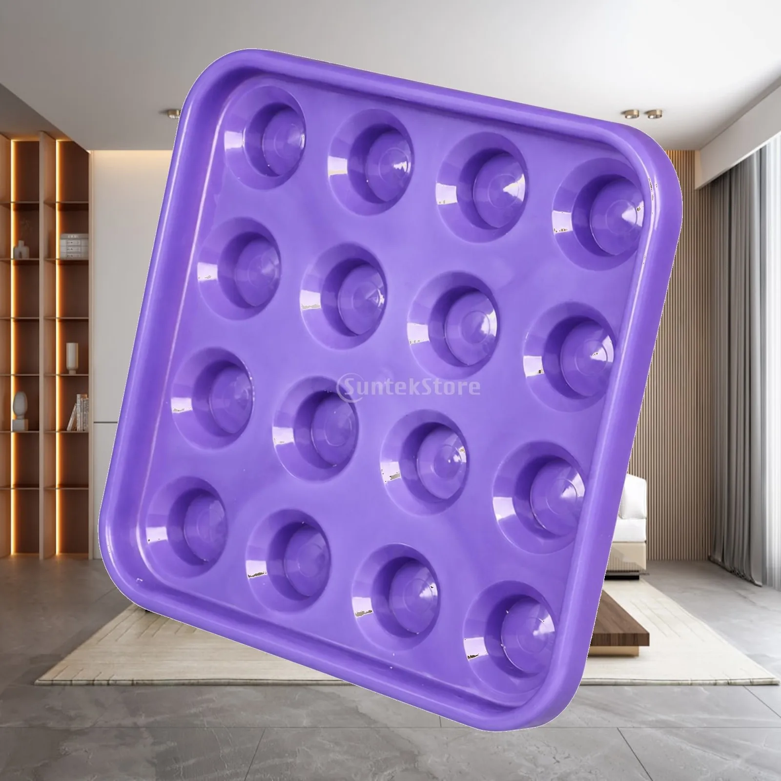 Billiard Ball Tray Easy to Transport Billiard Ball Tray Stackable Convenient for Game Room
