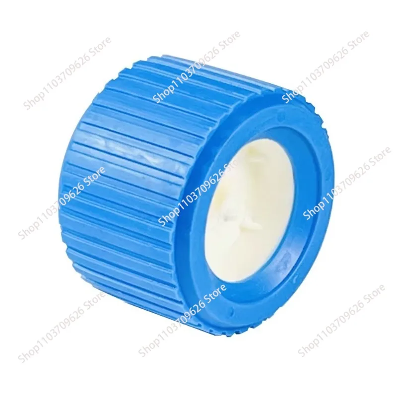 Wide Wobble Roller Marine Ribbed Wobble Roller  Blue PP High Temp Resistant for Boat Yacht Trailer