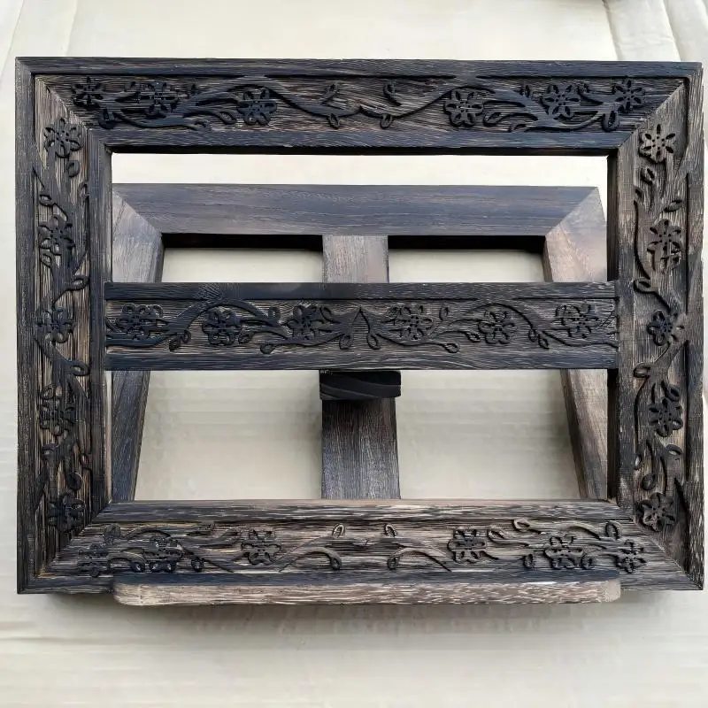 Adjustable Multi-Functional Wooden Reading Stand Tabletop Book Holder Book Rest Desk Bookshelf