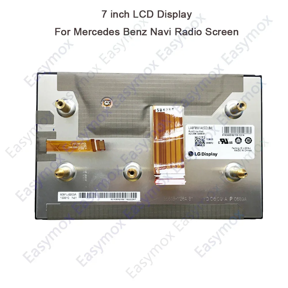 LA070WV4(SD)(04)  Car Navigation Screen LA070WV4SD04 LG display LCD Module 7 inch display for Mercedes Car Navigation Audio