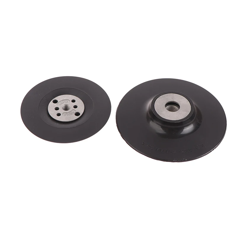 High Quality 4-7'' M10/M14 Thread Backing Pad ABS Plastic Back Pad Round Grinding Discs For Angle Grinder Sanding Sander
