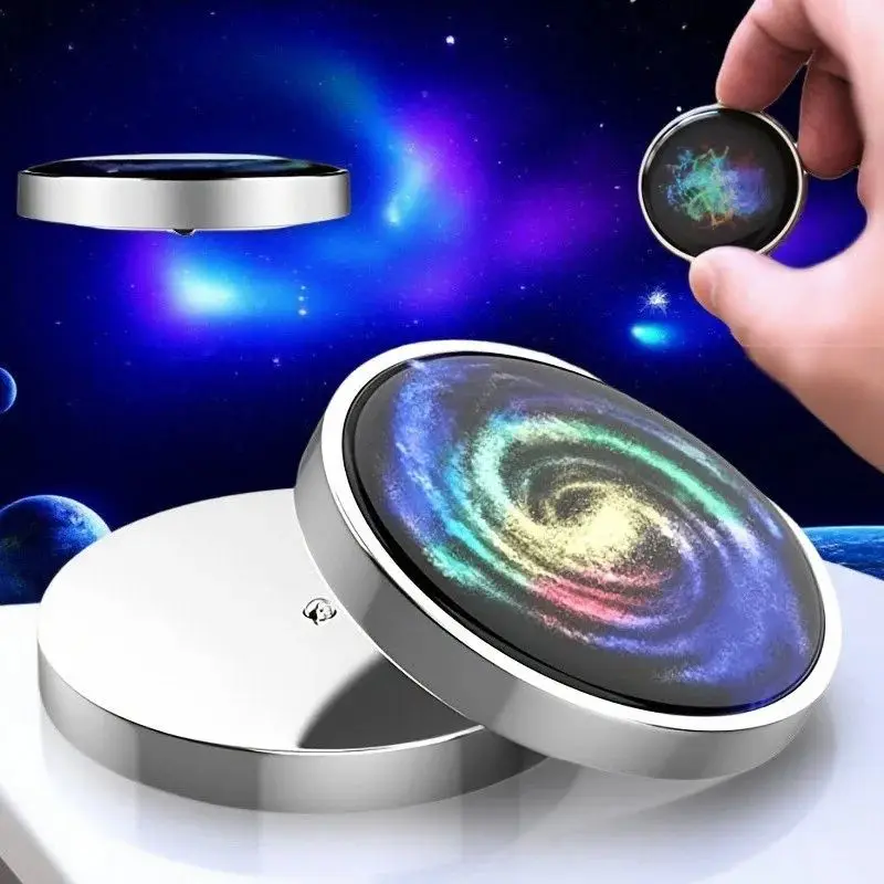 銀河スター回転カラフルジャイロスコープ金属ステンレス鋼宇宙デスクトップ回転手回しおもちゃ大人と子供向け