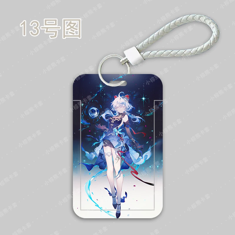 Anime Honkai: Star Rail Ganyu Shenhe Cosplay Ferrule Set Sleutelhanger Student Cartoon Hanger Beschermende Jas Kerstmis Verjaardagscadeau