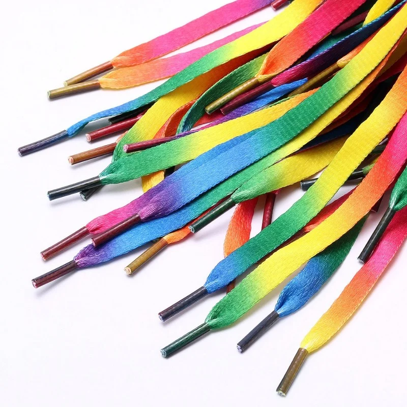 1 Pair Fashion Printed Shoelace Shoe Laces for Canvas Flat Sport Shoes Long Rope Shoe Lace Strings